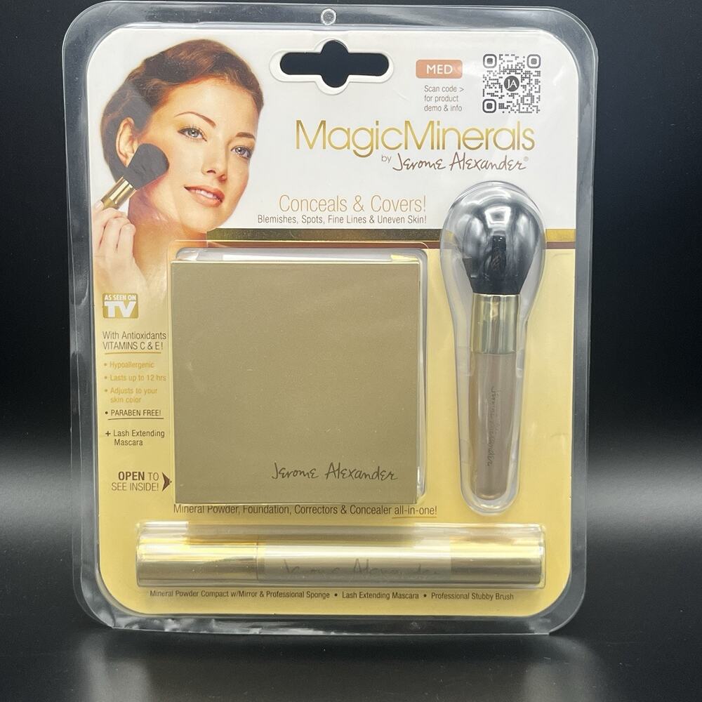 Jerome Alexander MagicMinerals Conceals & Covers Foundation & Mascara - Medium